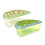 Fiambrera Fruta Piña Kiwi Plástico 23 x 8 x 13 cm (24 Unidades) de Leknes, Almacenamiento de alimentos - Ref: S3630293, Preci...