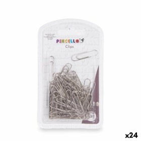 Clips Silver Medium Metal (24 Units) by Pincello, Clips, Clamps & Rings - Ref: S3630316, Price: 16,86 €, Discount: %