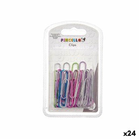 Clips Multicolore Metallo (24 Unità) Grande di Pincello, Graffette, molle fermacarte e anelli - Rif: S3630324, Prezzo: 15,96 ...