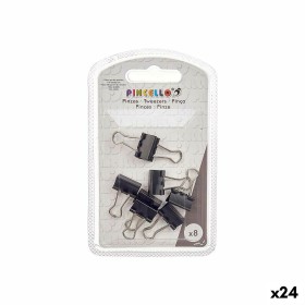 Pinzas Clip Pequeño Negro Metal (24 Unidades) de Pincello, Clips, pinzas y anillos - Ref: S3630332, Precio: 16,59 €, Descuent...