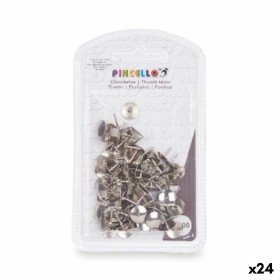 Punaises Argenté Métal (24 Unités) de Pincello, Épingles & Punaises - Réf : S3630342, Prix : 16,86 €, Remise : %