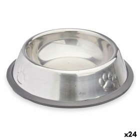 Dog Feeder Silver Grey Rubber Metal 15 x 4 x 15 cm (24 Units) by Mascow, Bowls - Ref: S3630398, Price: 29,98 €, Discount: %