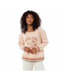 Sweat sans capuche femme Rip Curl Crew Striped Marron Clair | Tienda24 Tienda24.eu