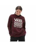 Felpa senza Cappuccio Donna Vans Lock Box Crew-B Rosso Granato da Vans, Felpe - Ref: S64110685, Precio: 59,05 €, Descuento: %