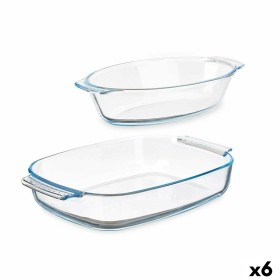 Jeux de plateaux Transparent Verre Borosilicaté 700 ml 2 L (6 Unités) de Vivalto, Plats à rôtir - Réf : S3630508, Prix : 42,9...