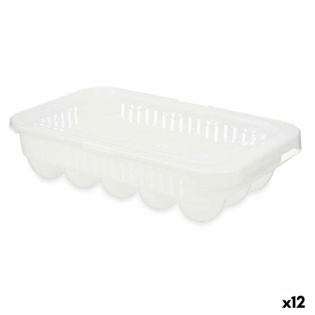 Coquetier Blanc Transparent Plastique 17,5 x 7 x 28,5 cm (12 Unités) de Kinvara, Étagères et supports - Réf : S3630522, Prix ...