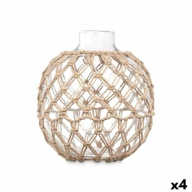 Boule Décorative Transparent Naturel 21 x 23 cm (4 Unités) de Gift Decor, Objets de décoration - Réf : S3630547, Prix : 51,61...