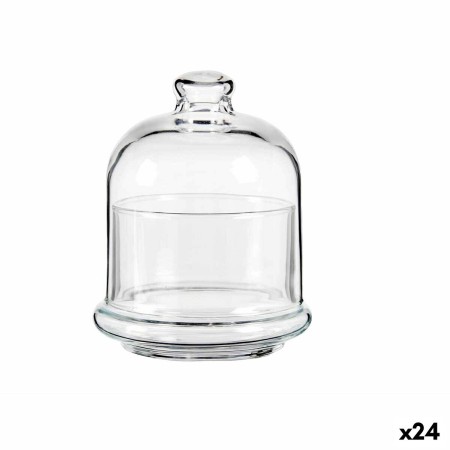 Teller für Süßigkeiten und Schokolade Mini Basic Durchsichtig Glas 9,2 x 11,5 x 9,2 cm (24 Stück) von Pasabahce, Teller und S...