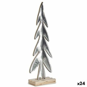 Figura Decorativa Árbol de Navidad Gris Madera 5 x 32,5 x 11,5 cm (24 Unidades) de Krist+, Navidad - Ref: S3630590, Precio: 4...