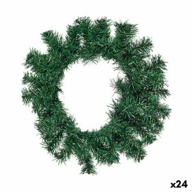 Couronne de Noël Vert Plastique 35 x 9 x 35 cm (24 Unités) de Krist+, Noël - Réf : S3630591, Prix : 63,82 €, Remise : %