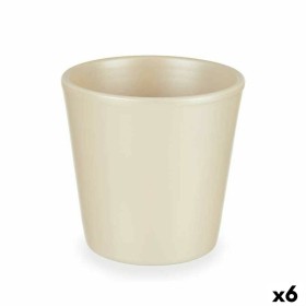 Plant pot Ø 17 cm champagne (6 Units) by Ibergarden, Flower Pots - Ref: S3630608, Price: 19,76 €, Discount: %