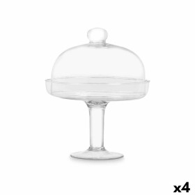 Plat à tarte Transparent Verre 24 x 30 x 24 cm (4 Unités) de Vivalto, Plats et plateaux - Réf : S3630663, Prix : 29,15 €, Rem...