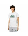 Short Sleeve T-Shirt Lacoste White Unisex | Tienda24 Tienda24.eu