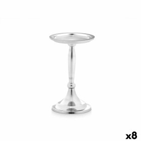 Candelabro Plateado Aluminio 10 x 17 x 8,5 cm (8 Unidades) de Gift Decor, Candelabros y portavelas - Ref: S3630685, Precio: 4...