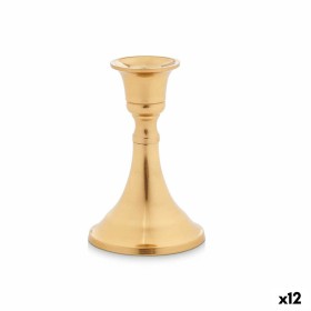 Candle Holder Golden Aluminium 5 x 11 x 9 cm (12 Units) by Gift Decor, Candelabras and candle holders - Ref: S3630693, Price:...