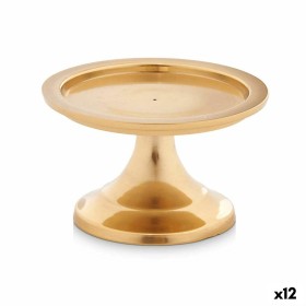 Candelabro Dorado Aluminio 10 x 6 x 10 cm (12 Unidades) de Gift Decor, Candelabros y portavelas - Ref: S3630699, Precio: 45,5...