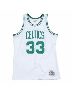 Maglia da basket Mitchell & Ness Boston Celtics Nº33 Larry Bird Bianco da Mitchell & Ness, Uomo - Ref: S64110748, Precio: 92,...