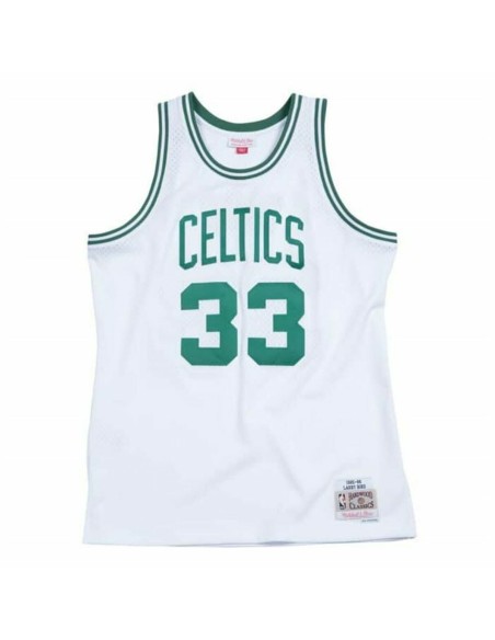 Basketball shirt Mitchell & Ness Boston Celtics Nº33 Larry Bird White | Tienda24 Tienda24.eu