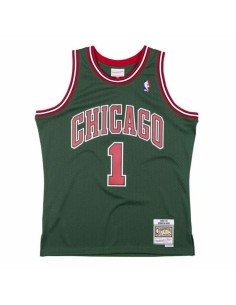 Basketball-T-Shirt New Era NBA Mesh Chicago Bulls Schwarz | Tienda24 Tienda24.eu