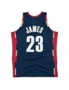 Basketball-T-Shirt Mitchell & Ness Cleveland Cavaliers 2008-09 Nº23 Lebron James Dunkelblau | Tienda24 Tienda24.eu