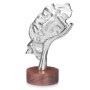 Figura Decorativa Cara Plateado Madera Metal 16,5 x 26,5 x 11 cm de Gift Decor, Coleccionables - Ref: S3630725, Precio: 51,47...