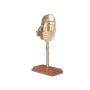 Deko-Figur Gesicht Gold Holz Metall 17 x 33,5 x 10 cm | Tienda24 - Global Online Shop Tienda24.eu