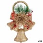 Décorations de Noël Cloches Rouge Vert Doré PVC 16 x 23 x 3 cm (24 Unités) de Krist+, Noël - Réf : S3630755, Prix : 39,01 €, ...