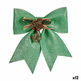 Décorations de Noël Marron Vert Métal Tissu 25 x 17 x 55 cm | Tienda24 - Global Online Shop Tienda24.eu