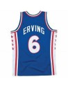 Camiseta de baloncesto Mitchell & Ness Philadelphia 76ers 1976-77 Nº6 Julius Erving Azul | Tienda24 Tienda24.eu