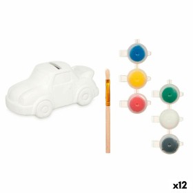 Hucha para Pintar Blanco 14,5 x 7,2 x 9,4 cm Coche (12 Unidades) de Pincello, Pintura - Ref: S3630791, Precio: 31,99 €, Descu...