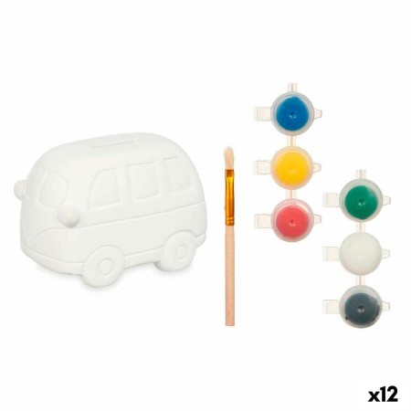 Paint Your Own Money Box White 12,4 x 8,6 x 9,9 cm Van (12 Units) by Pincello, Painting - Ref: S3630792, Price: 31,99 €, Disc...