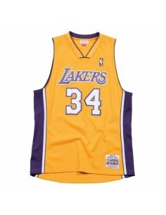 Basketball shirt Mitchell & Ness LA Lakers Magic Jhonson Yellow | Tienda24 Tienda24.eu