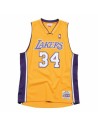 Basketball-T-Shirt Mitchell & Ness Los Angeles Lakers 1999-2000 Nº34 Shaquille O'Neal Gelb | Tienda24 Tienda24.eu