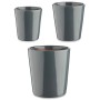 Conjunto de Vasos Ø 14 cm Ø 22 cm Ø 17 cm Cónica 3 Peças Antracite | Tienda24 - Global Online Shop Tienda24.eu