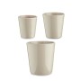 Conjunto de Vasos Ø 14 cm Ø 22 cm Ø 17 cm Cónica 3 Peças Cinzento de Ibergarden, Vasos para flores - Ref: S3630812, Preço: 14...