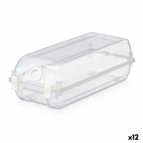 Stackable shoebox Transparent Plastic 14 x 10 x 32 cm (12 Units) by Kipit, Wardrobe storage accessories - Ref: S3630818, Pric...