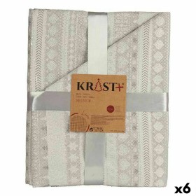 Nappe Grecia Argenté 240 x 140 cm (6 Unités) de Krist+, Nappes - Réf : S3630830, Prix : 95,83 €, Remise : %