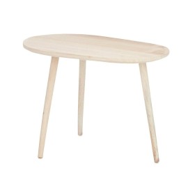 Mesa de apoio DKD Home Decor Natural 48 x 48 x 45 cm | Tienda24 - Global Online Shop Tienda24.eu