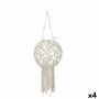 Portacandele Macramé Bianco Cotone 25 x 27 x 25 cm (4 Unità) di Gift Decor, Candelieri e portacandele - Rif: S3631000, Prezzo...