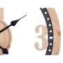 Horloge Murale Noir Métal Bois MDF 60 x 60 x 4,5 cm (4 Unités) de Gift Decor, Pendules murales - Réf : S3631080, Prix : 79,80...