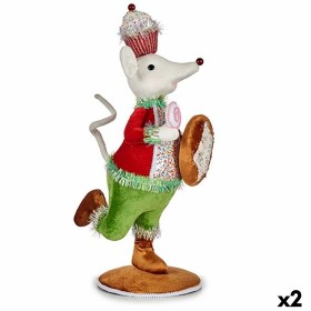 Statua Decorativa Mouse 20 x 55 x 24 cm (2 Unità) di Krist+, Natale - Rif: S3631118, Prezzo: 79,06 €, Sconto: %