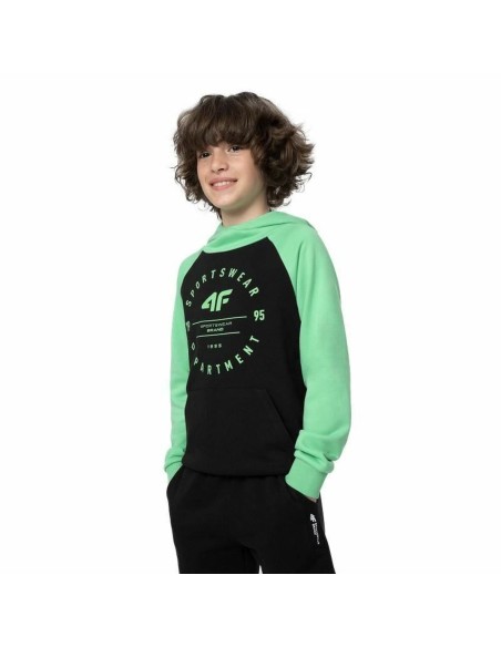 Sudadera Infantil 4F M221 Negro | Tienda24 Tienda24.eu