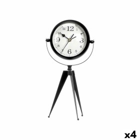 Reloj de Mesa Trípode Negro Metal 14 x 30 x 11 cm (4 Unidades) de Gift Decor, Relojes de escritorio - Ref: S3631167, Precio: ...