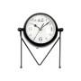 Orologio da Tavolo Nero Metallo 18 x 21 x 12 cm (4 Unità) di Gift Decor, Orologi da scrivania e da scaffale - Rif: S3631171, ...