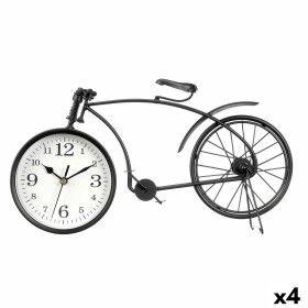 Orologio da Tavolo Bicicletta Nero Metallo 38 x 20 x 4 cm (4 Unità) di Gift Decor, Orologi da scrivania e da scaffale - Rif: ...