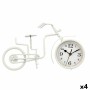 Horloge de table Bicyclette Blanc Métal 33 x 21 x 4 cm (4 Unités) de Gift Decor, Pendulettes de bureau - Réf : S3631205, Prix...