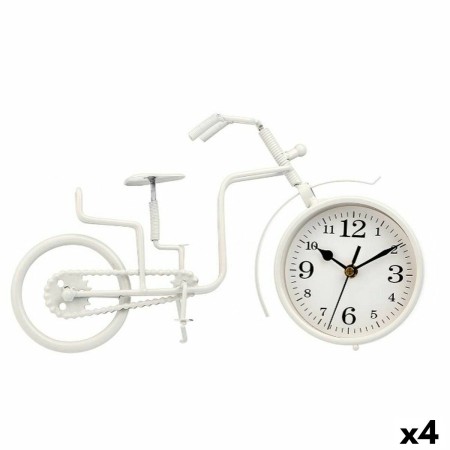 Bordur Fahrrad Weiß Metall 33 x 21 x 4 cm (4 Stück) | Tienda24 - Global Online Shop Tienda24.eu