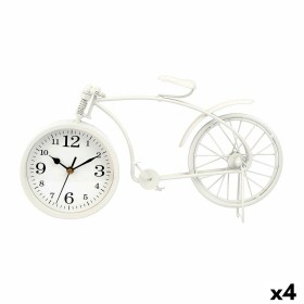 Horloge de table DKD Home Decor 23 x 33,5 x 22 cm Verre Rouge Argenté Fer (2 Unités) | Tienda24 - Global Online Shop Tienda24.eu