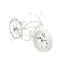 Horloge de table Bicyclette Blanc Métal 42 x 24 x 10 cm (4 Unités) de Gift Decor, Pendulettes de bureau - Réf : S3631213, Pri...