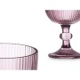 Verre Rayures Rose 370 ml (6 Unités) de Vivalto, Verres à eau à pied - Réf : S3631243, Prix : 11,27 €, Remise : %